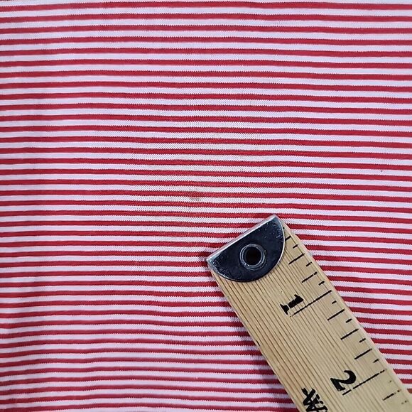 Vintage FILA Womens Medium collared sleeveless top Striped Red White Blue Shirt‎ - Picture 8 of 16